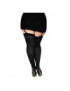 LEG AVENUE MEDIAS ALTAS CON LACITO NEGRO TALLA GRANDE