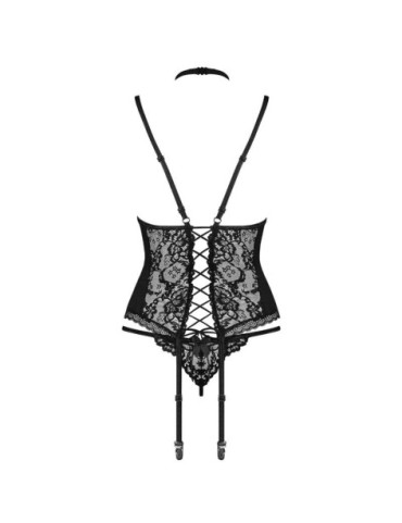 OBSESSIVE - RAQUELIA CORSET Y TANGA S/M