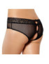 QUEEN LINGERIE PANTIES CON ABERTURA TRASERA S/M