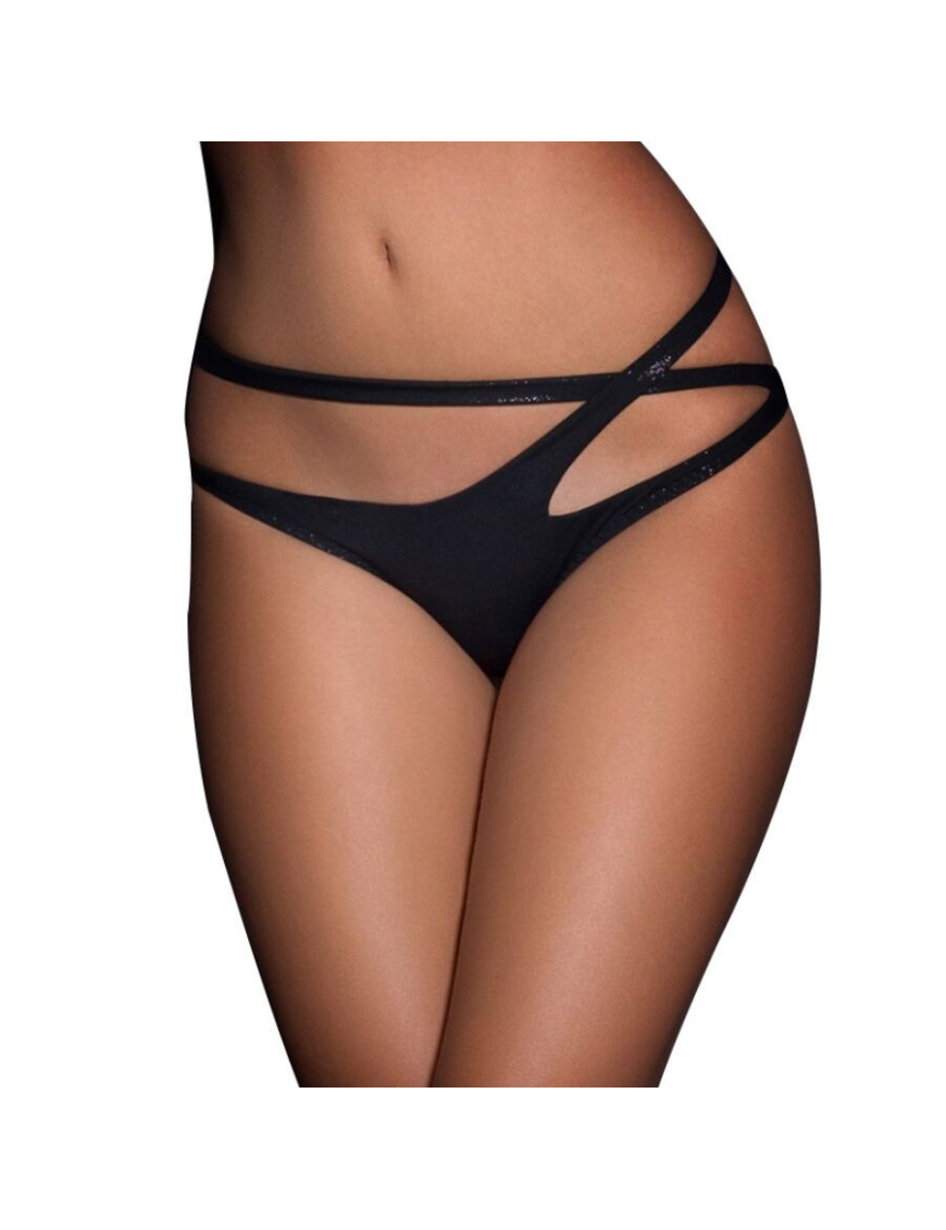 QUEEN LINGERIE PANTIES CON DOBLE TIRANTA CRUZADA S/M