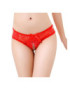 QUEEN LINGERIE PANTIES CON ABERTURA TALLA UNICA ROJO