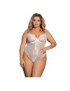 QUEEN LINGERIE TEDDY BLANCO PLUS SIZE