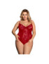 QUEEN LINGERIE TEDDY BURDEOS PLUS SIZE