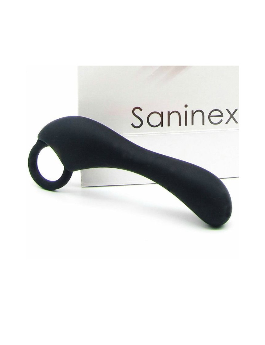 SANINEX ESTIMULADOR DUPLEX ORGASMIC ANAL SEX UNISEX NEGRO