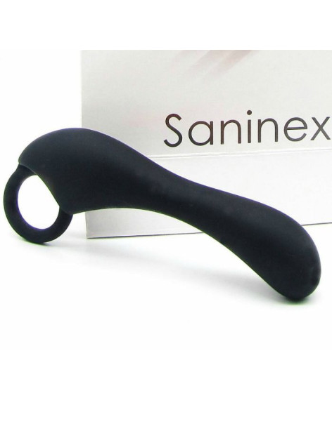 SANINEX ESTIMULADOR DUPLEX ORGASMIC ANAL SEX UNISEX NEGRO