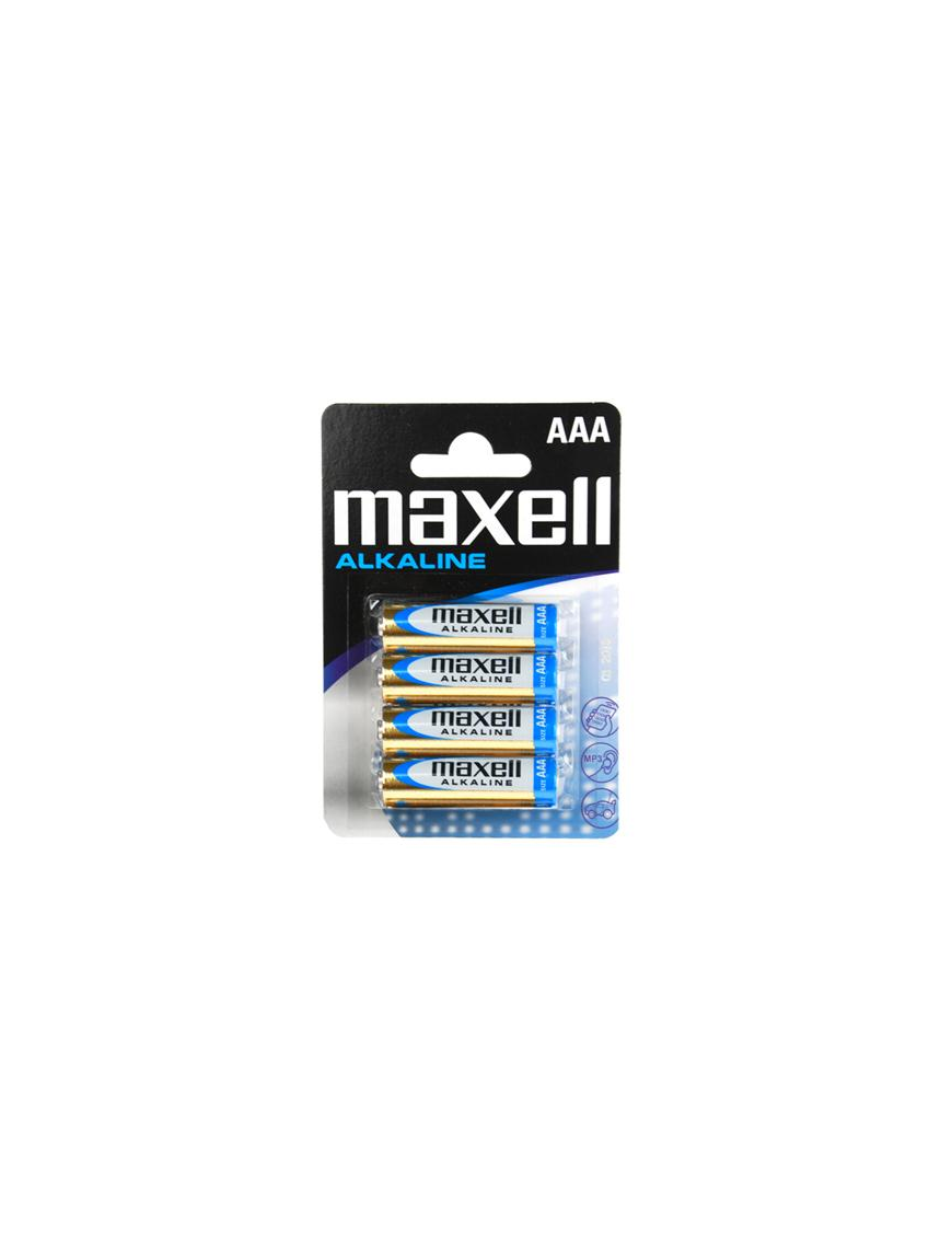 MAXELL BATTERY ALCALINA AAA LR03 BLISTER*4 EU