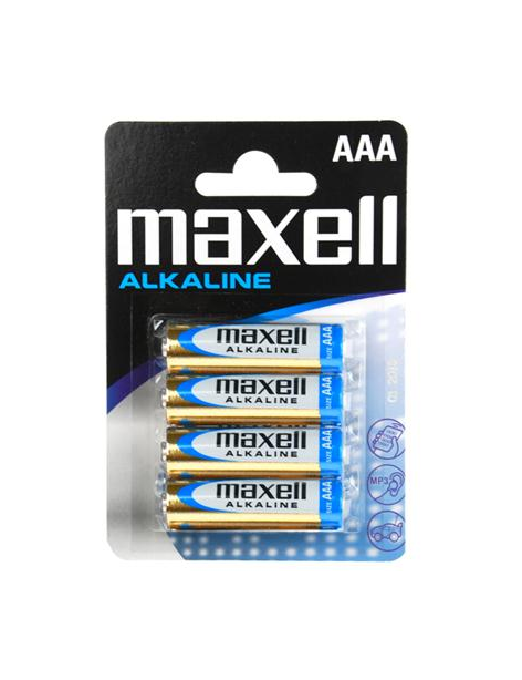 MAXELL BATTERY ALCALINA AAA LR03 BLISTER*4 EU