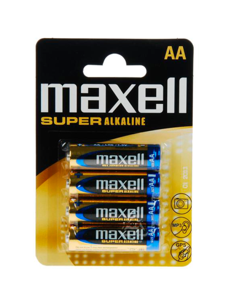 MAXELL PILA SUPER ALKALINE AA LR6 BLISTER*4