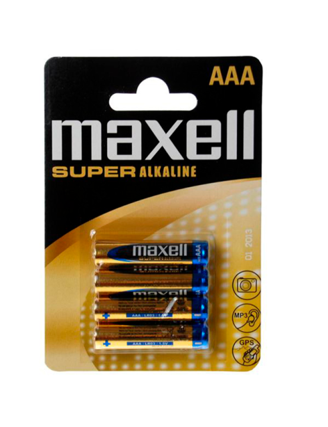 MAXELL PILA SUPER ALKALINE AAA LR03 BLISTER*4