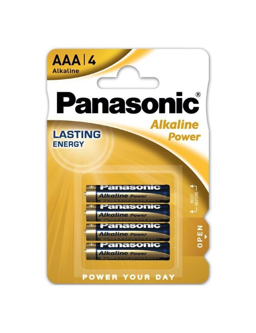 PANASONIC BRONZE PILA ALCALINA AAA LR03 BLISTER*4