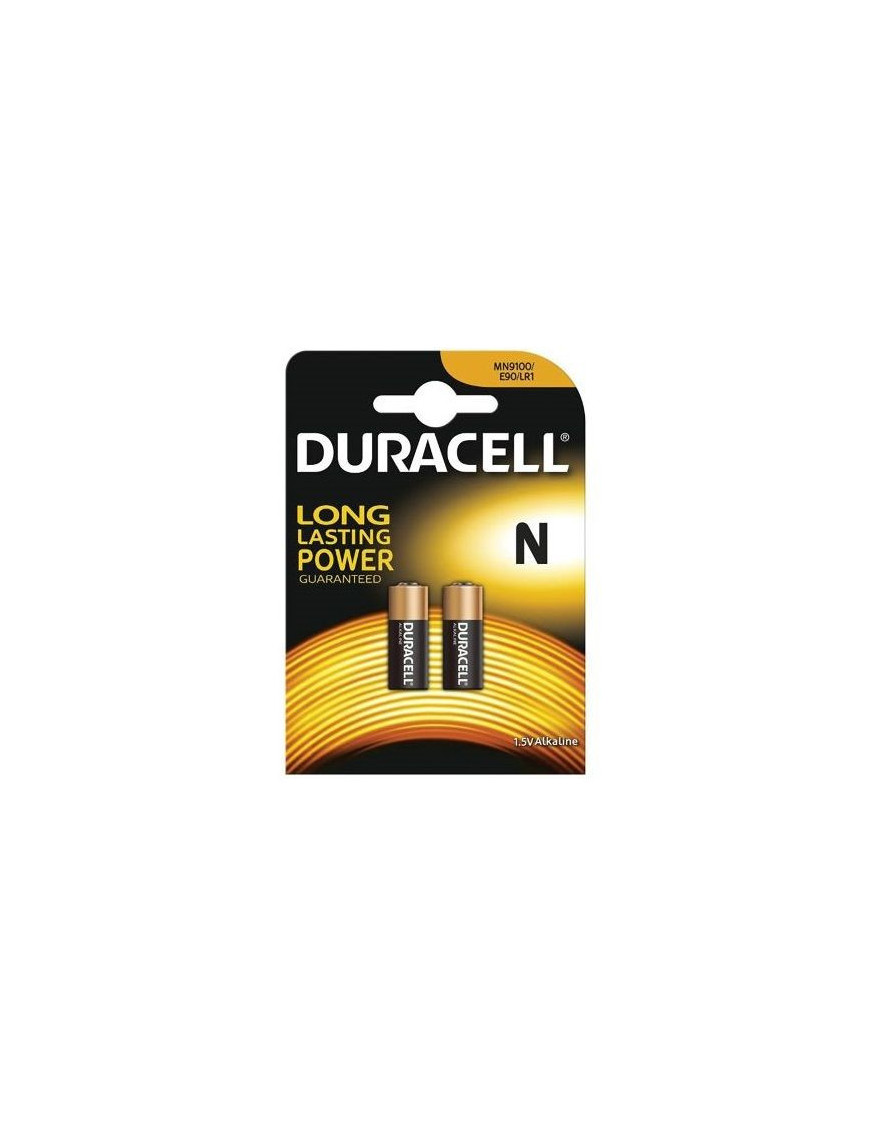 DURACELL PILA ALCALINA MN9100 N LR1 1,5V BLISTER*2