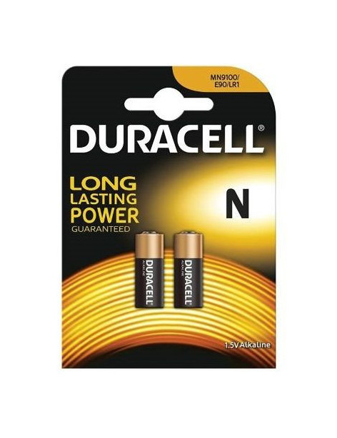 DURACELL PILA ALCALINA MN9100 N LR1 1,5V BLISTER*2