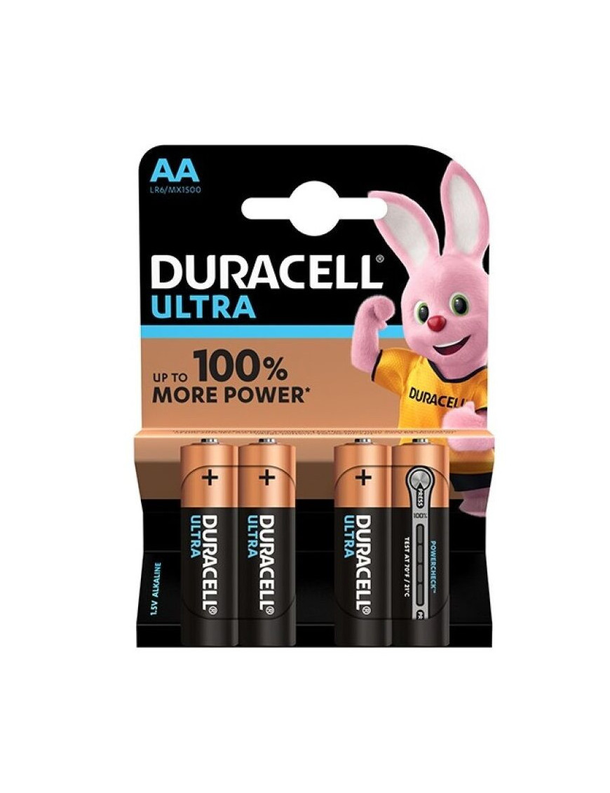 DURACELL ULTRA POWER PILA ALCALINA AA LR6 BLISTER*4