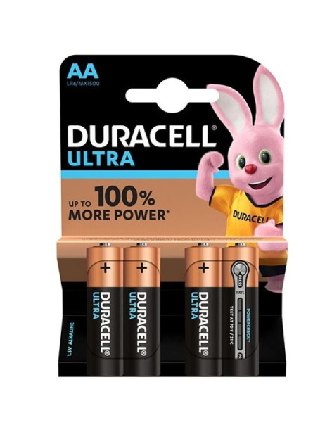 DURACELL ULTRA POWER PILA ALCALINA AA LR6 BLISTER*4