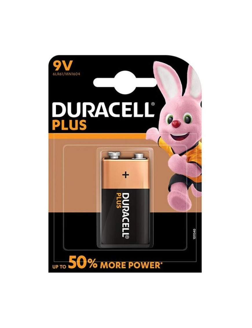 DURACELL PLUS POWER PILA ALCALINA 9V LR61 BLISTER*1