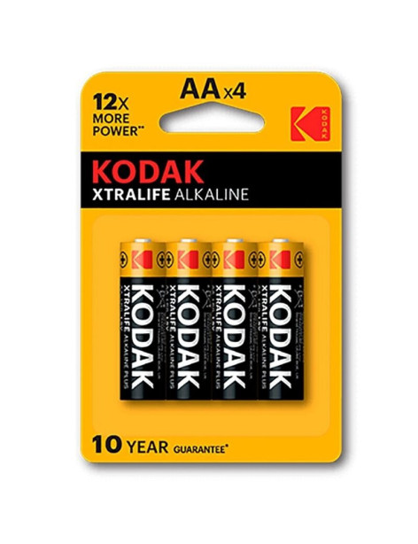 KODAK XTRALIFE PILA ALCALINA AA LR6 BLISTER*4