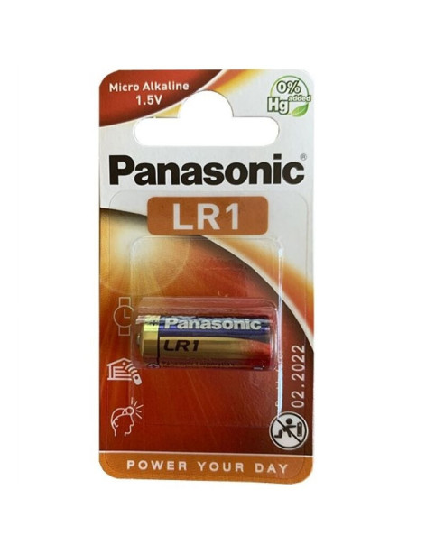 PANASONIC PILA ALCALINA LR1 1.5V BLISTER 1 UNIDAD