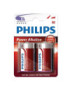 PHILIPS POWER ALKALINE PILA D LR20 BLISTER*2