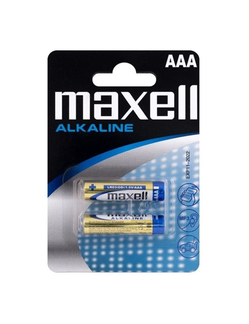 MAXELL PILA ALCALINA AAA LR03 BLISTER*2