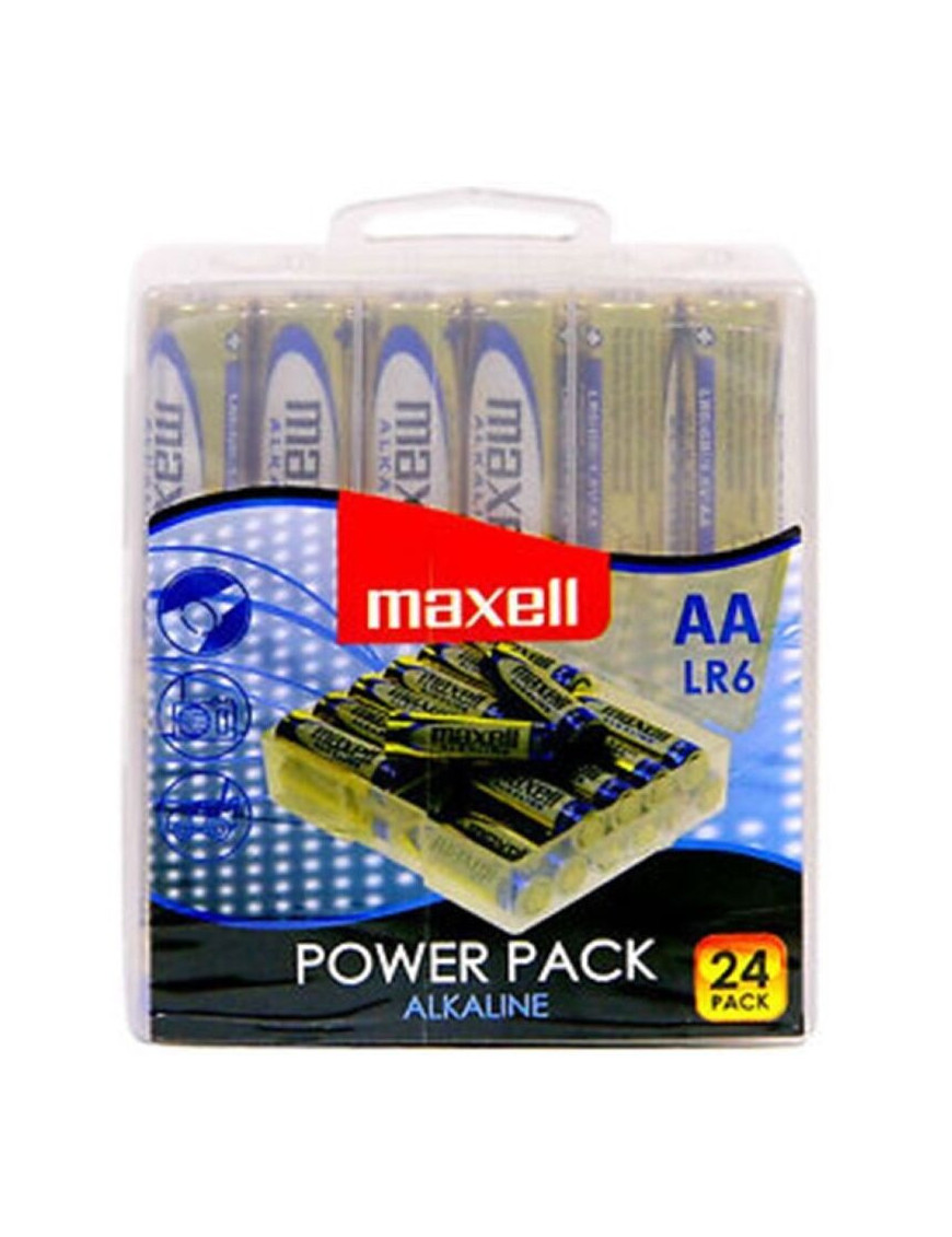 MAXELL PILA ALCALINA AA LR6 PACK*24 PILAS