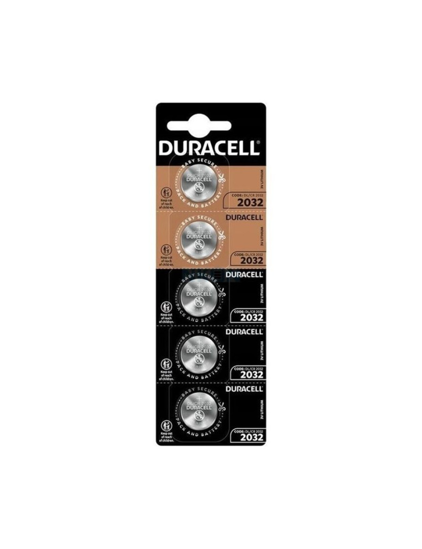 DURACELL PILA BOTON LITIO CR2032 3V BLISTER*5