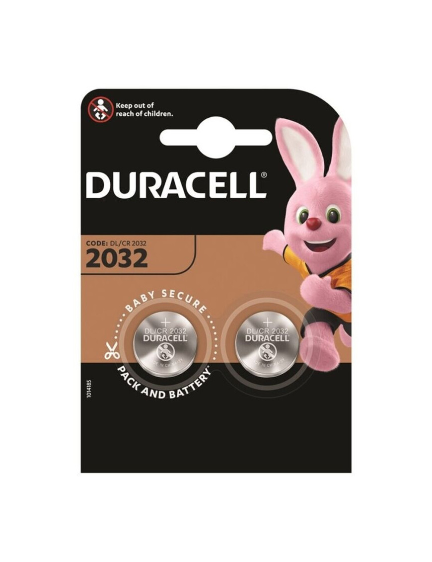 DURACELL PILA BOTON LITIO CR2032 3V BLISTER*2