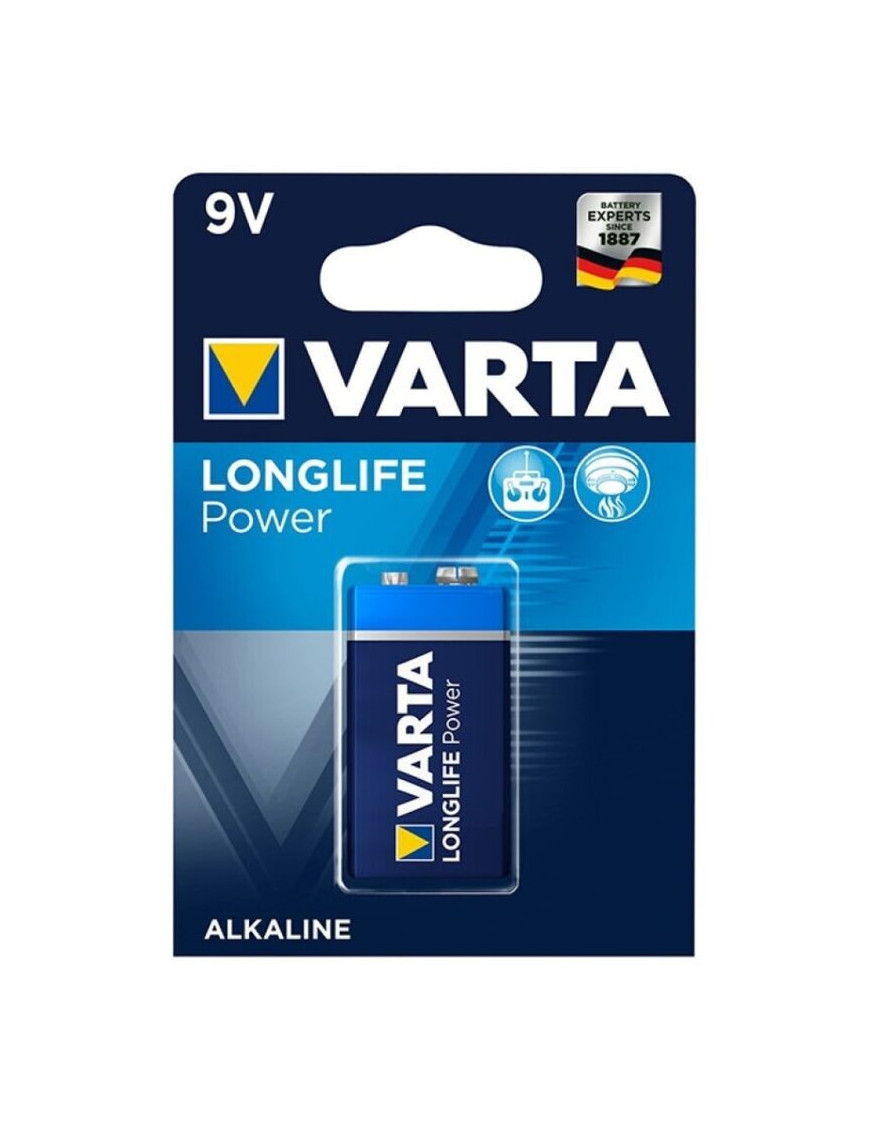 VARTA LONGLIFE POWER PILA ALCALINA 9V LR61 BLISTER*1