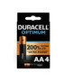 DURACELL OPTIMUM 200 PILA ALCALINA AA LR6 BLISTER*4