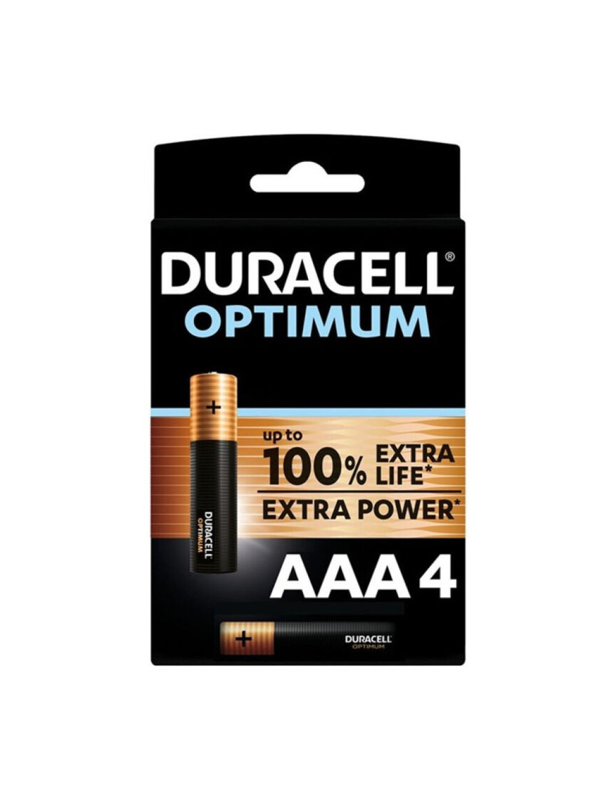 DURACELL OPTIMUM 200 PILA ALCALINA AAA LR03 BLISTER*4