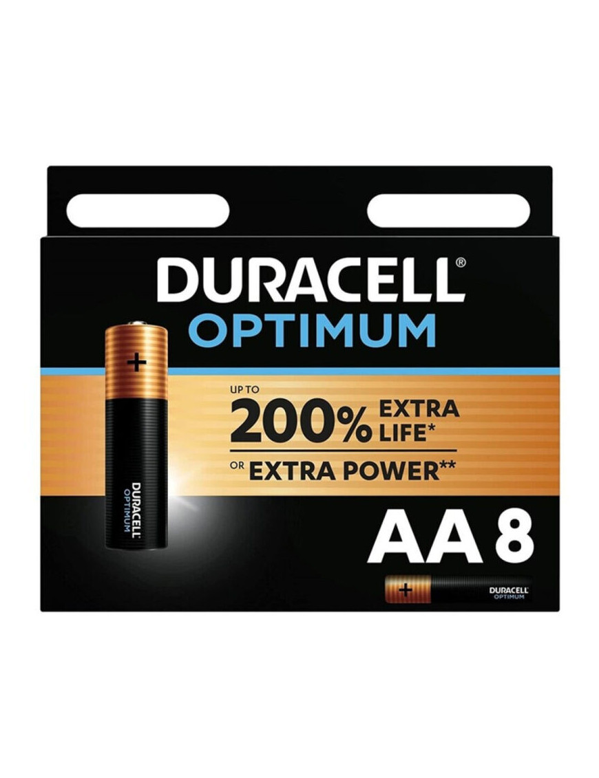 DURACELL OPTIMUM 200 PILA ALCALINA AA LR6 BLISTER*8