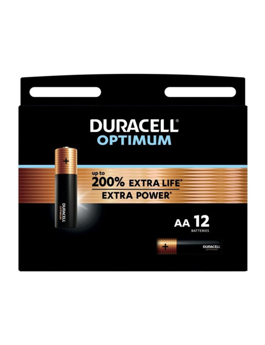 DURACELL OPTIMUM 200 PILA ALCALINA AA LR6 BLISTER*12