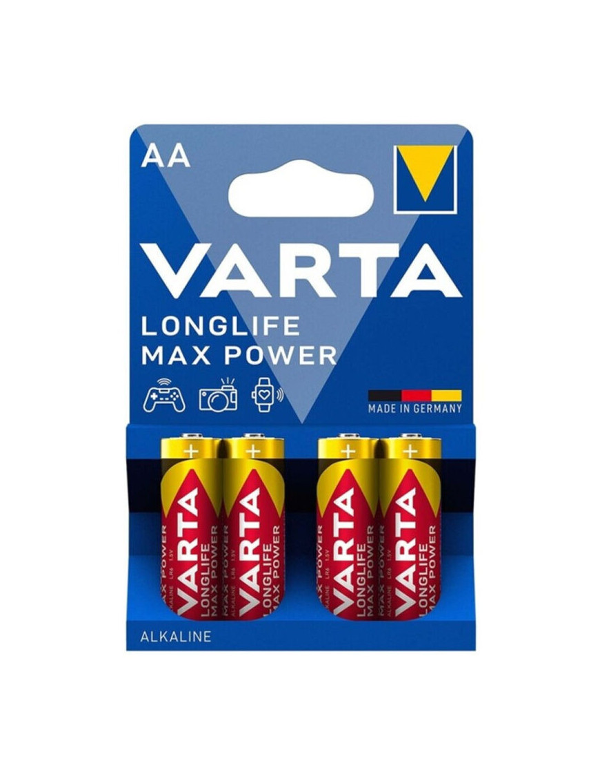 VARTA MAX POWER PILA ALCALINA AA LR6 BLISTER*4