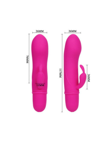 PRETTY LOVE FLIRTATION - VIBRADOR CON RABBIT CAESAR