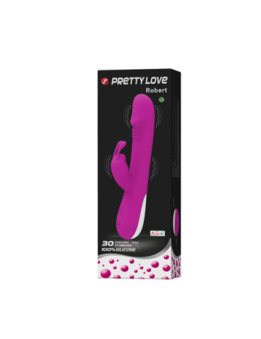 PRETTY LOVE FLIRTATION - VIBRADOR CON ESTIMULADOR CLITORIS ROBERT