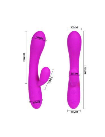 SMART PRETTY LOVE - VIBRADOR CON ESTIMULADOR CLITORIS VICTOR