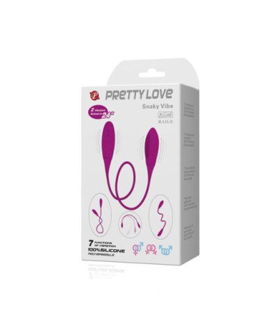 DELUXE PRETTY LOVE SNAKY VIBRADOR 7V