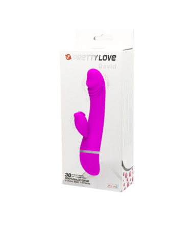 PRETTY LOVE FLIRTATION - VIBRADOR CON RABBIT DAVID