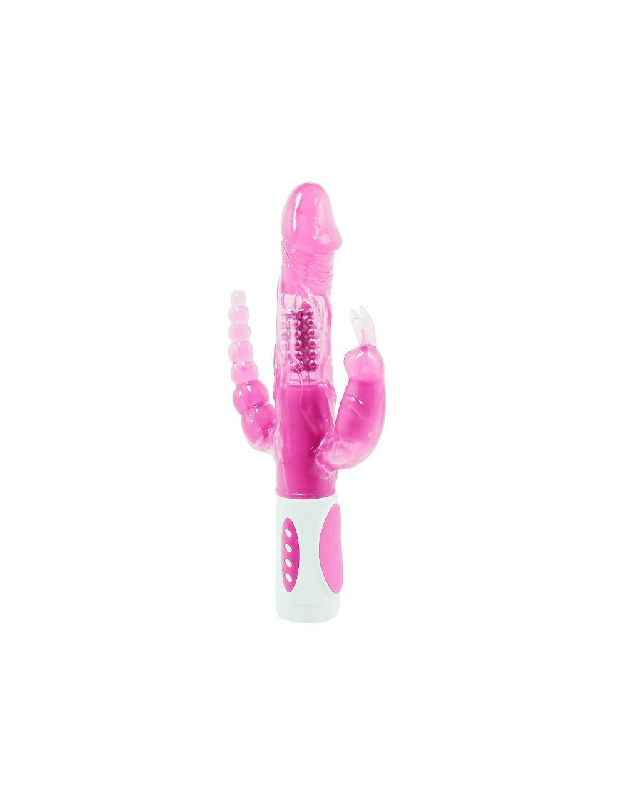 BAILE PRETTY BUNNY TRIPLE VIBRADOR ROTADOR