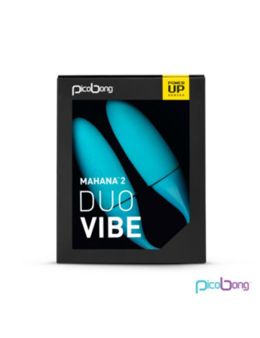 VIBRADOR DOBLE MAHANA 2 AZUL PICOBONG