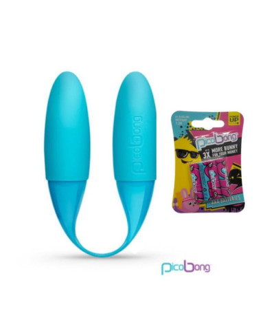 VIBRADOR DOBLE MAHANA 2 AZUL PICOBONG