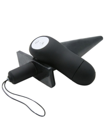 BAILE BUTT PLUG ANAL CON VIBRACION - NEGRO