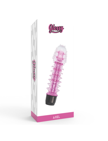 GLOSSY AXEL VIBRADOR ROSA