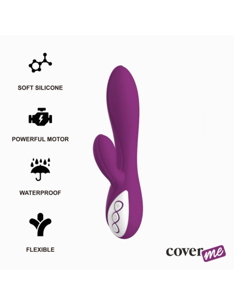 COVERME TAYLOR VIBRADOR RECARGABLE 10 VELOCIDADES FLEXIBLE Y SUMERGIBLE