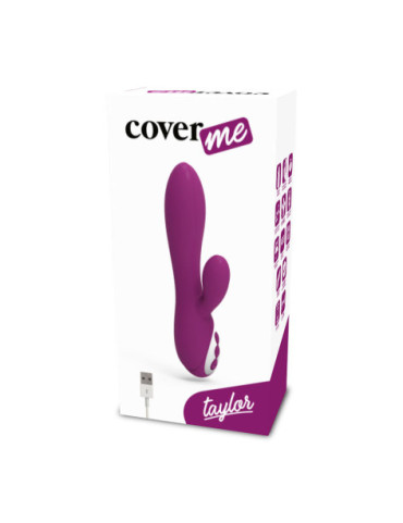 COVERME TAYLOR VIBRADOR RECARGABLE 10 VELOCIDADES FLEXIBLE Y SUMERGIBLE