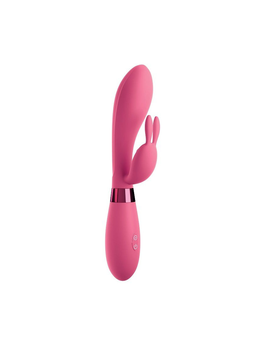 OMG SELFIE SILICONE VIBRATOR RABBIT PINK