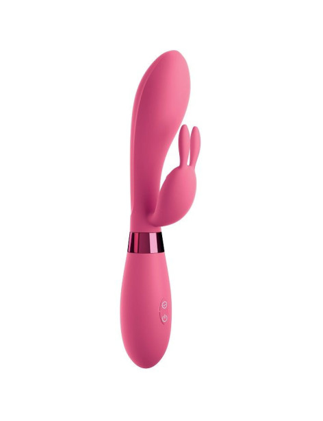 OMG SELFIE SILICONE VIBRATOR RABBIT PINK