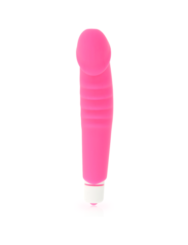 DOLCE VITA  REALISTIC  PLEASURE VIBRADOR SILICONA ROSA