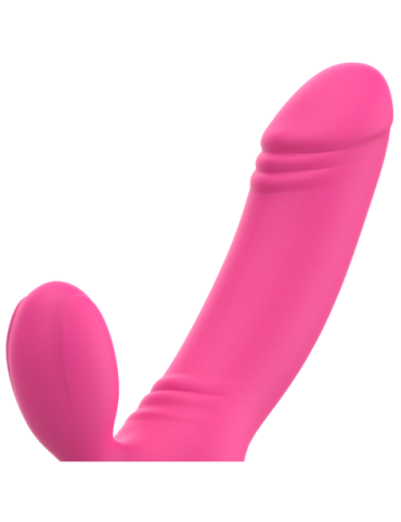 OHMAMA BIX VIBRADOR DOBLE ESTIMULACIÓN XMAS EDITION ROSA