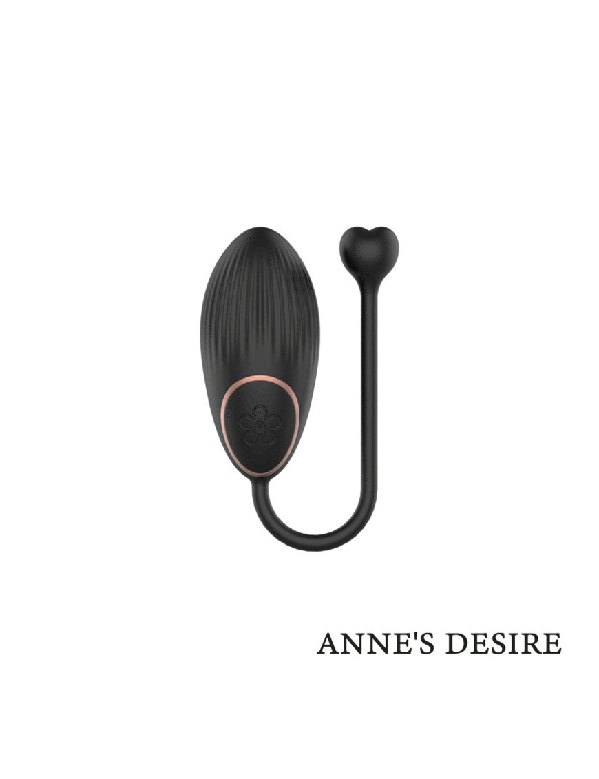 ANNE'S DESIRE HUEVO CONTROL REMOTO TECNOLOGÍA WATCHME NEGRO