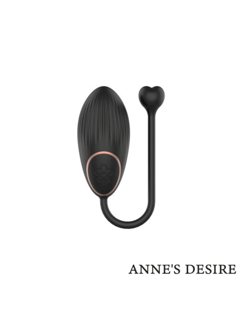 ANNE'S DESIRE HUEVO CONTROL REMOTO TECNOLOGÍA WATCHME NEGRO